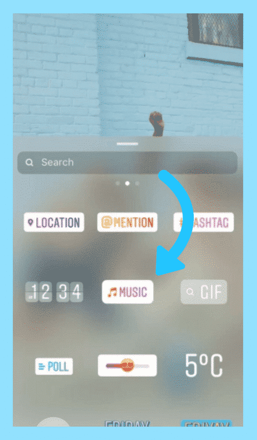 New music feature on instagram