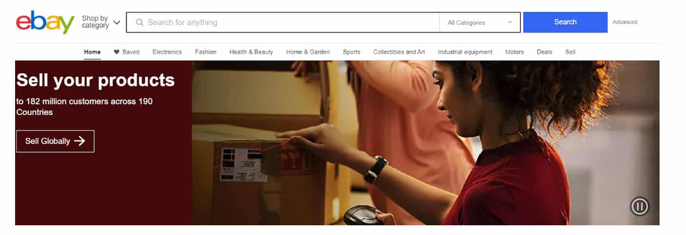 Brand Name strategy technique of eBay online shopping